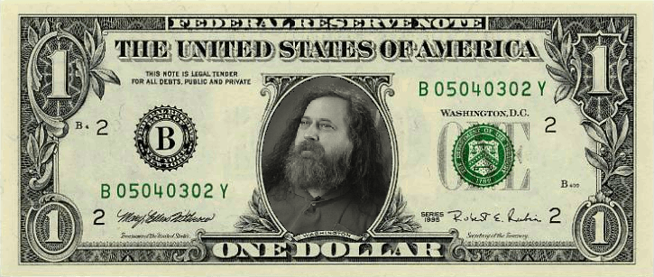 Richard Stallman Dollar